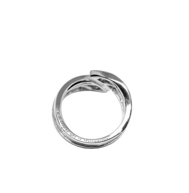 Gothic Contrarié Ring Silver