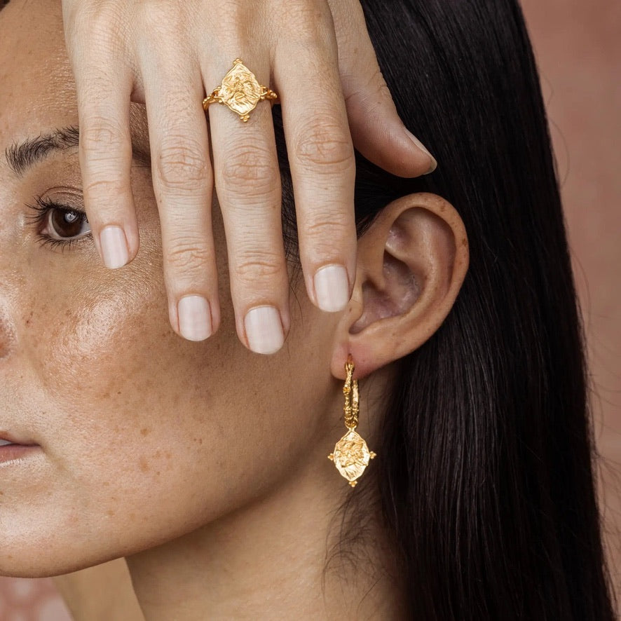 Gentle Devotion Hoop Earring