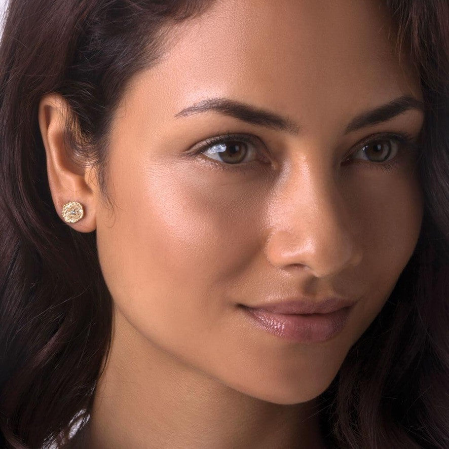 TRUST IN LIFE STUD EARRINGS