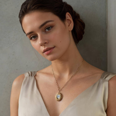 Victorian Forget Me Not Locket