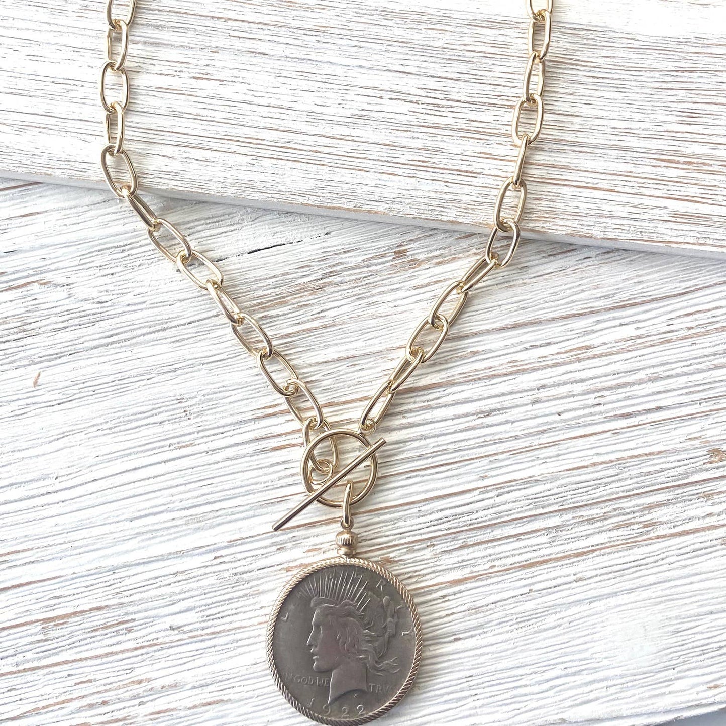 Coin Medallion Necklace