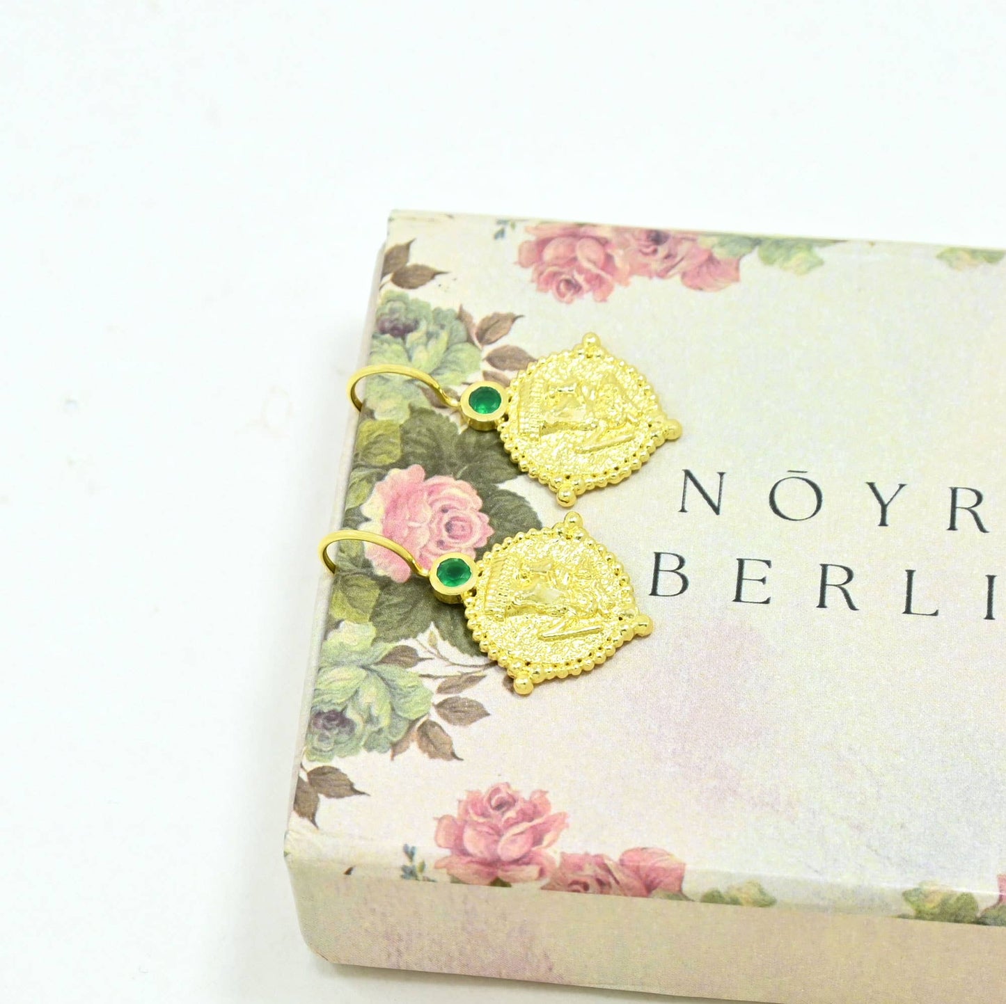 Lyla Earring - Green Onyx