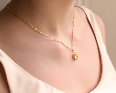 Tiny Moonstone Locket