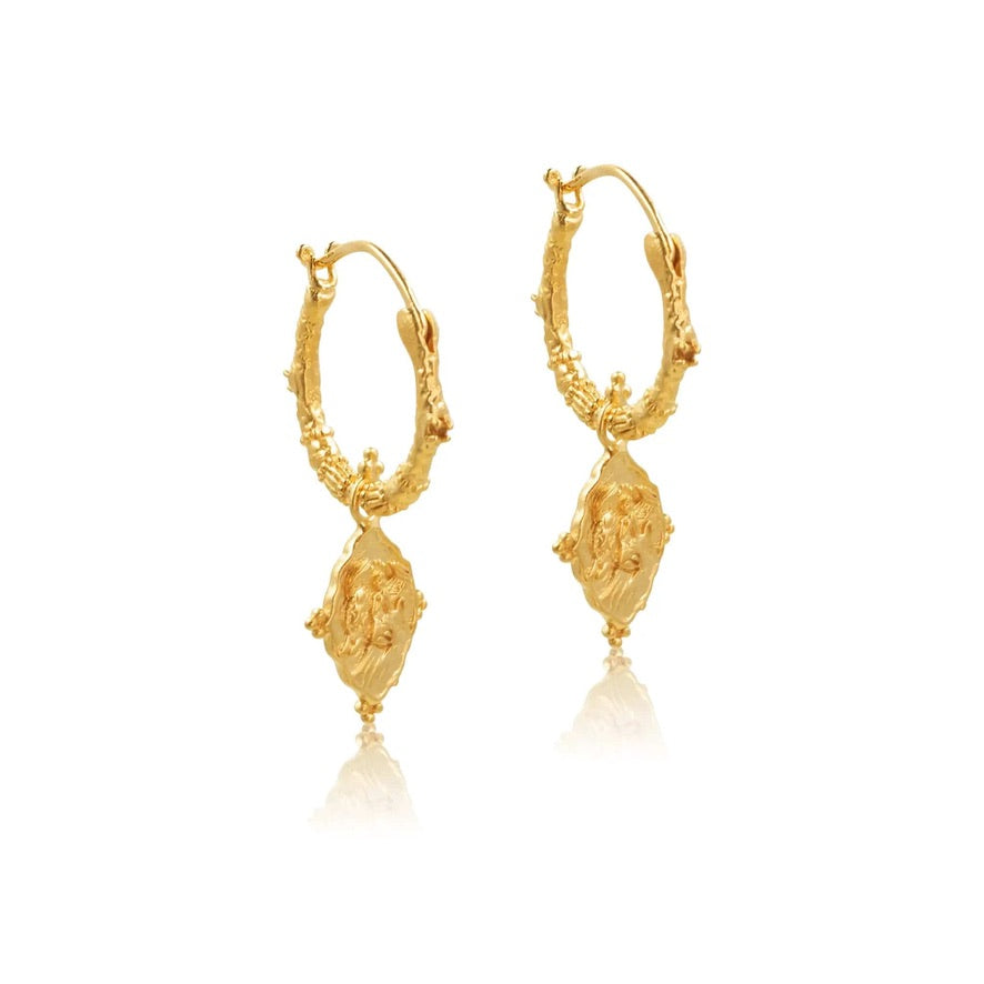 Gentle Devotion Hoop Earring