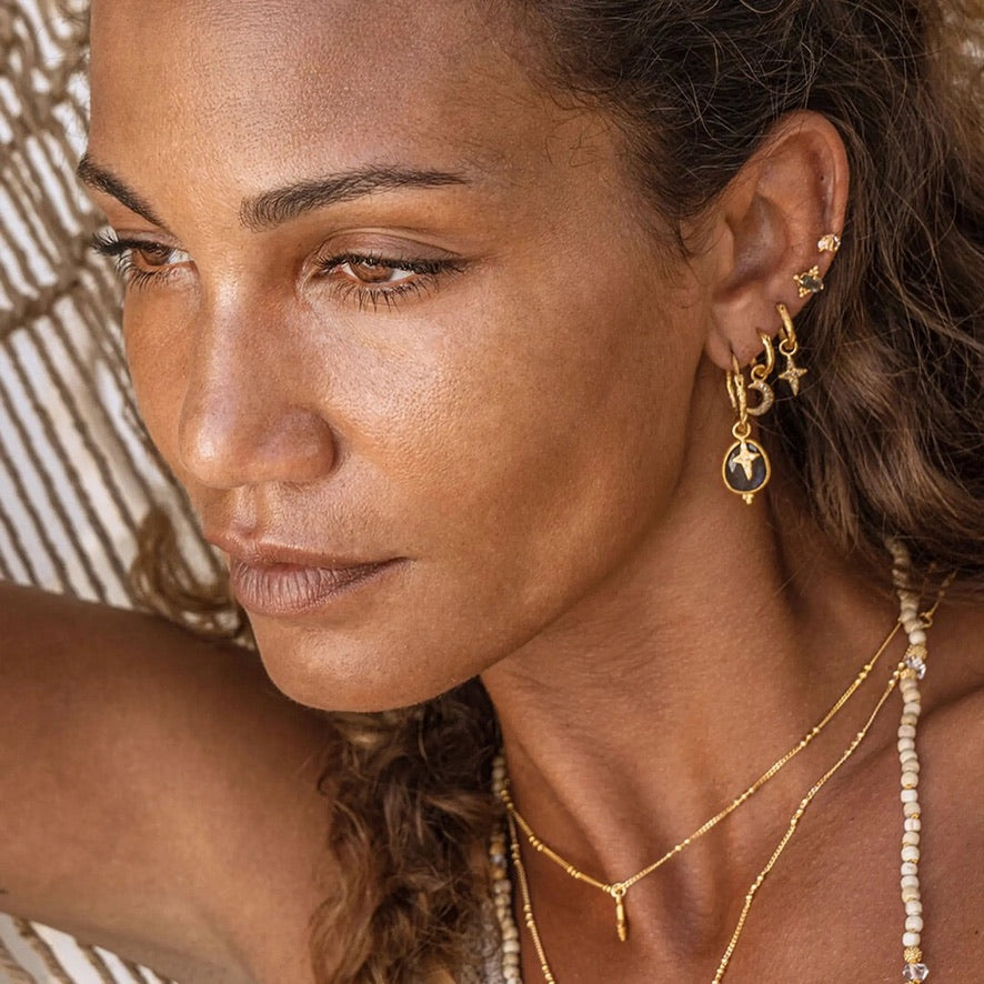 True North Hoop Earrings