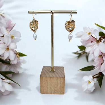 Madeline Pearl Dangle Earrings