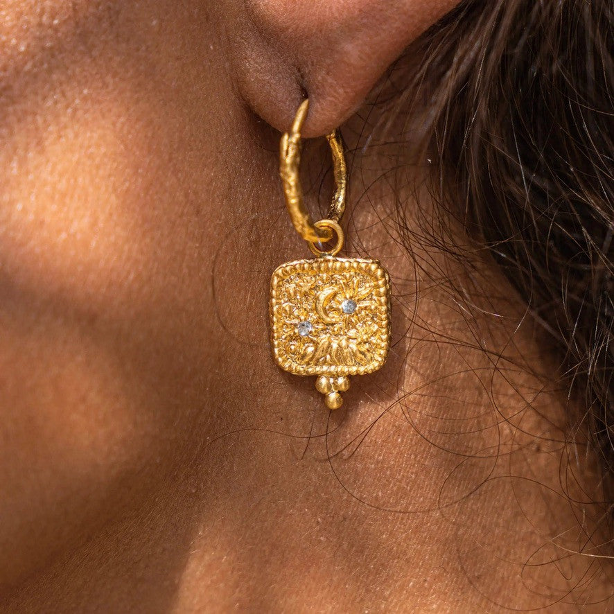 THE UNIVERSE HAS MY BACK • HOOP EARRINGS