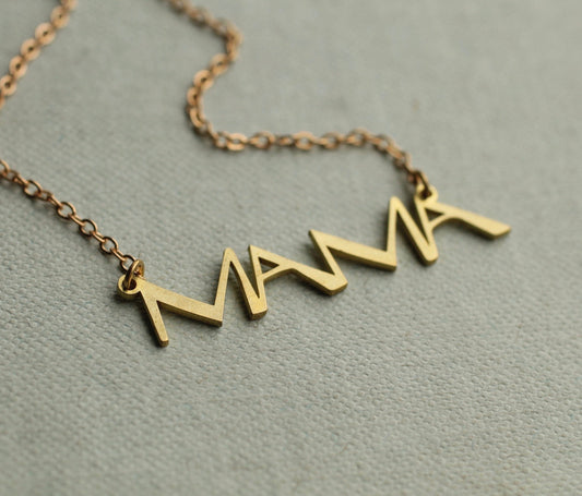 GOLD MAMA NECKLACE