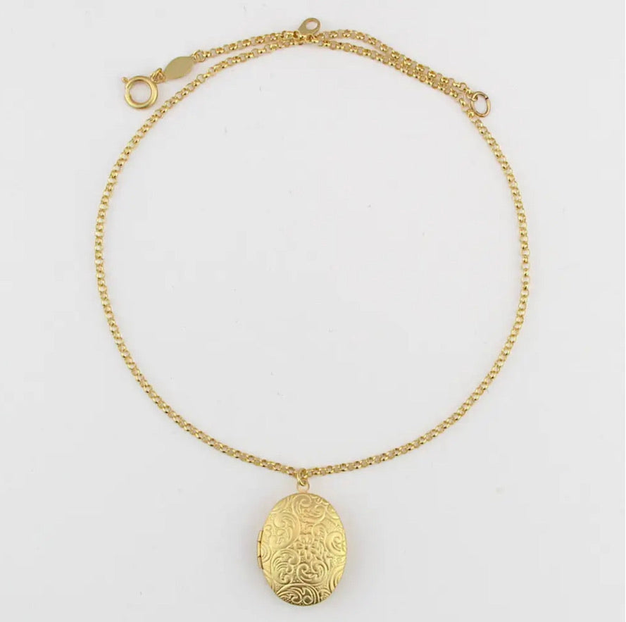 JASMINE LOCKET NECKLACE