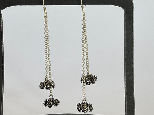 NOIR • CLASSIC DOUBLE STRAND PHIKOUN EARRINGS