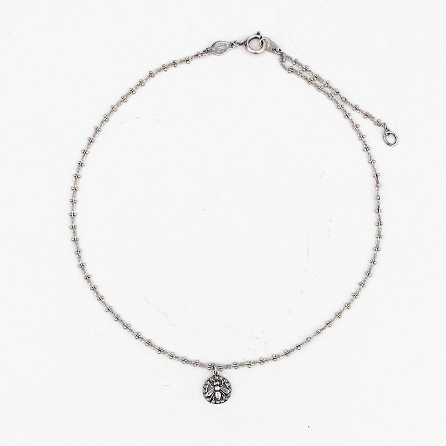 La Vie Bee Silver Necklace