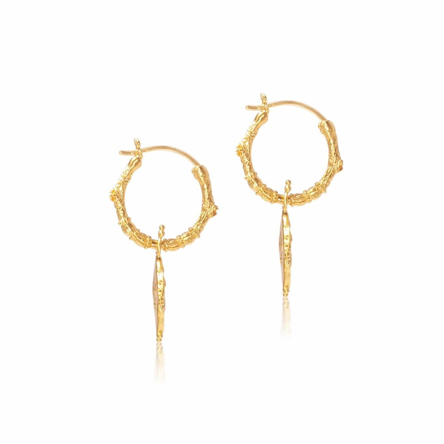 Gentle Devotion Hoop Earring