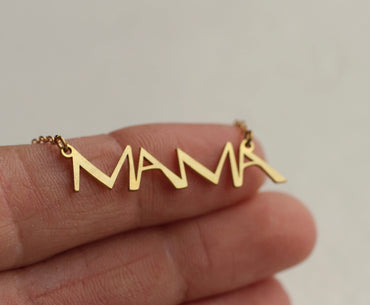 GOLD MAMA NECKLACE