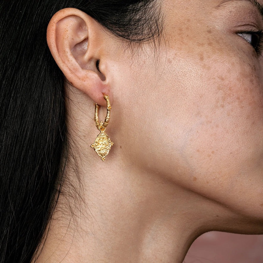 Gentle Devotion Hoop Earring
