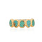 TURQUOISE ASYMMETRICAL MULTI-STONE RING