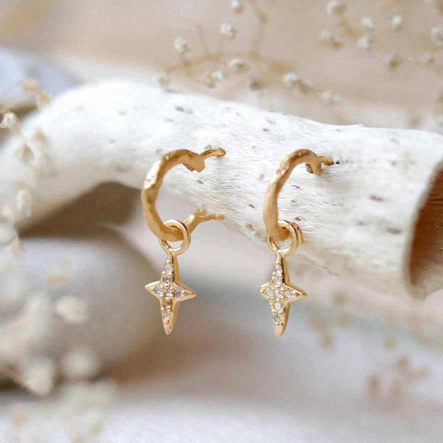 True North Hoop Earrings