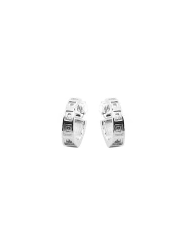 Pantheon Little Hoop Earrings Silver