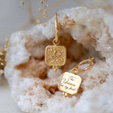 THE UNIVERSE HAS MY BACK • HOOP EARRINGS