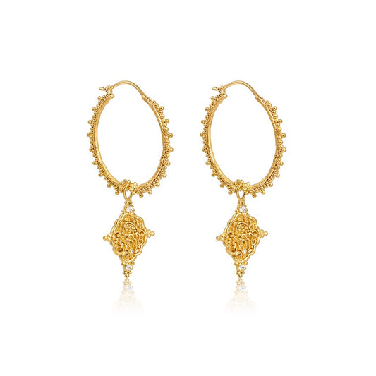 ONE DAY AT A TIME • HOOP EARRINGS