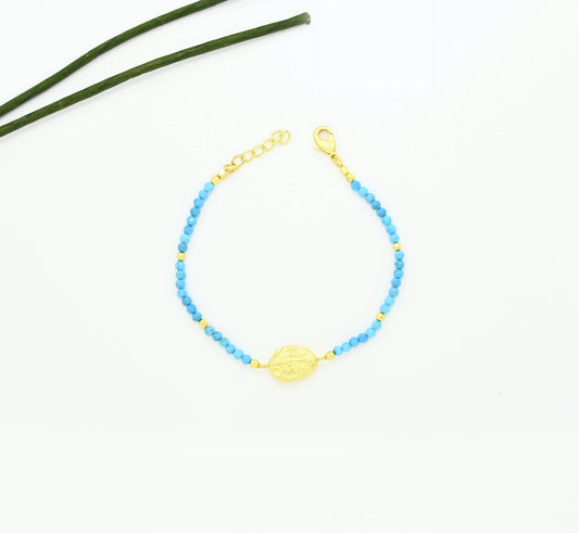 Blue Turquoise Bracelet