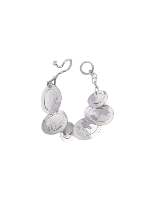 STERLING SILVER ETERNAL OVAL BRACELET