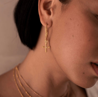 Universal Balance Hoop Earring