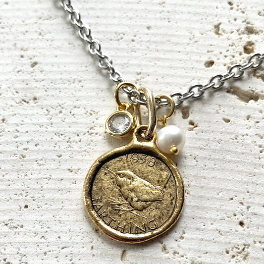 Farthing Coin Necklace