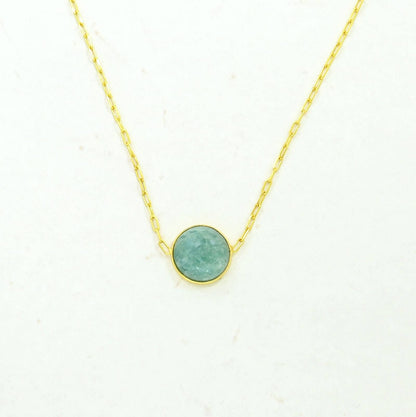 Round Amazonite Necklace