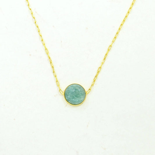 Round Amazonite Necklace