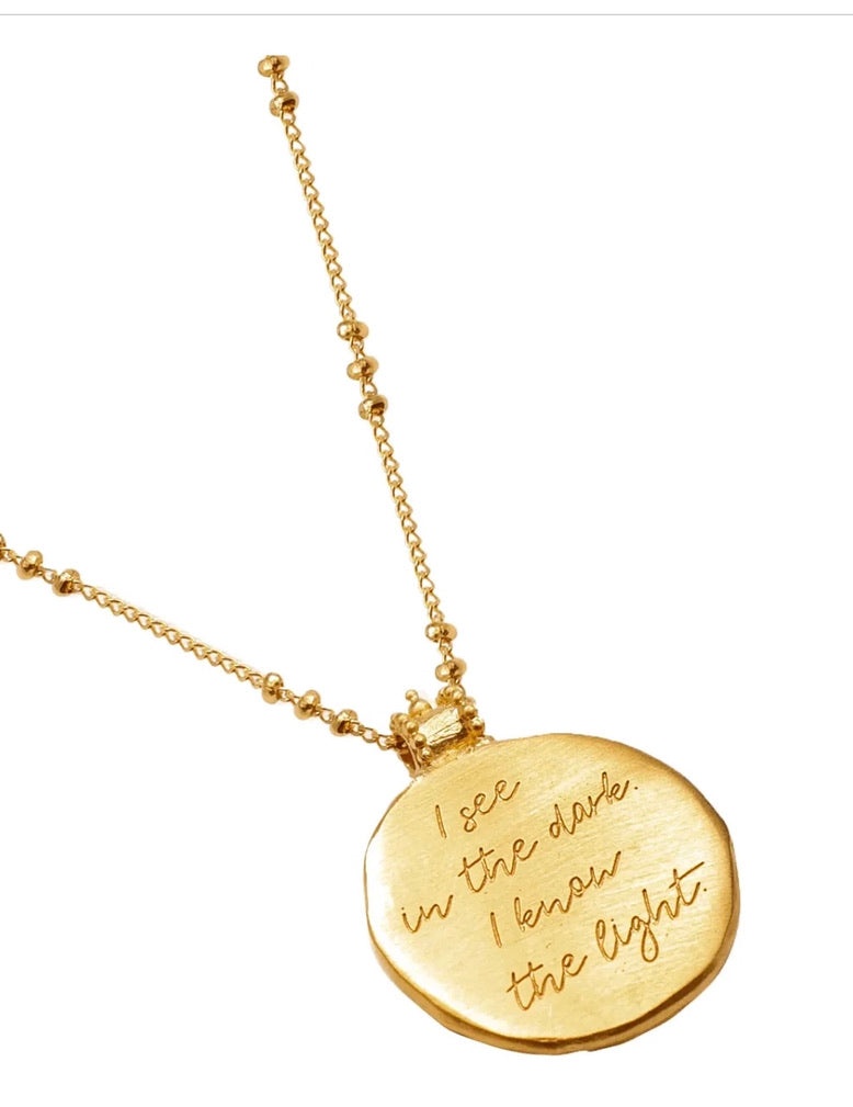 I See in the Dark Necklace