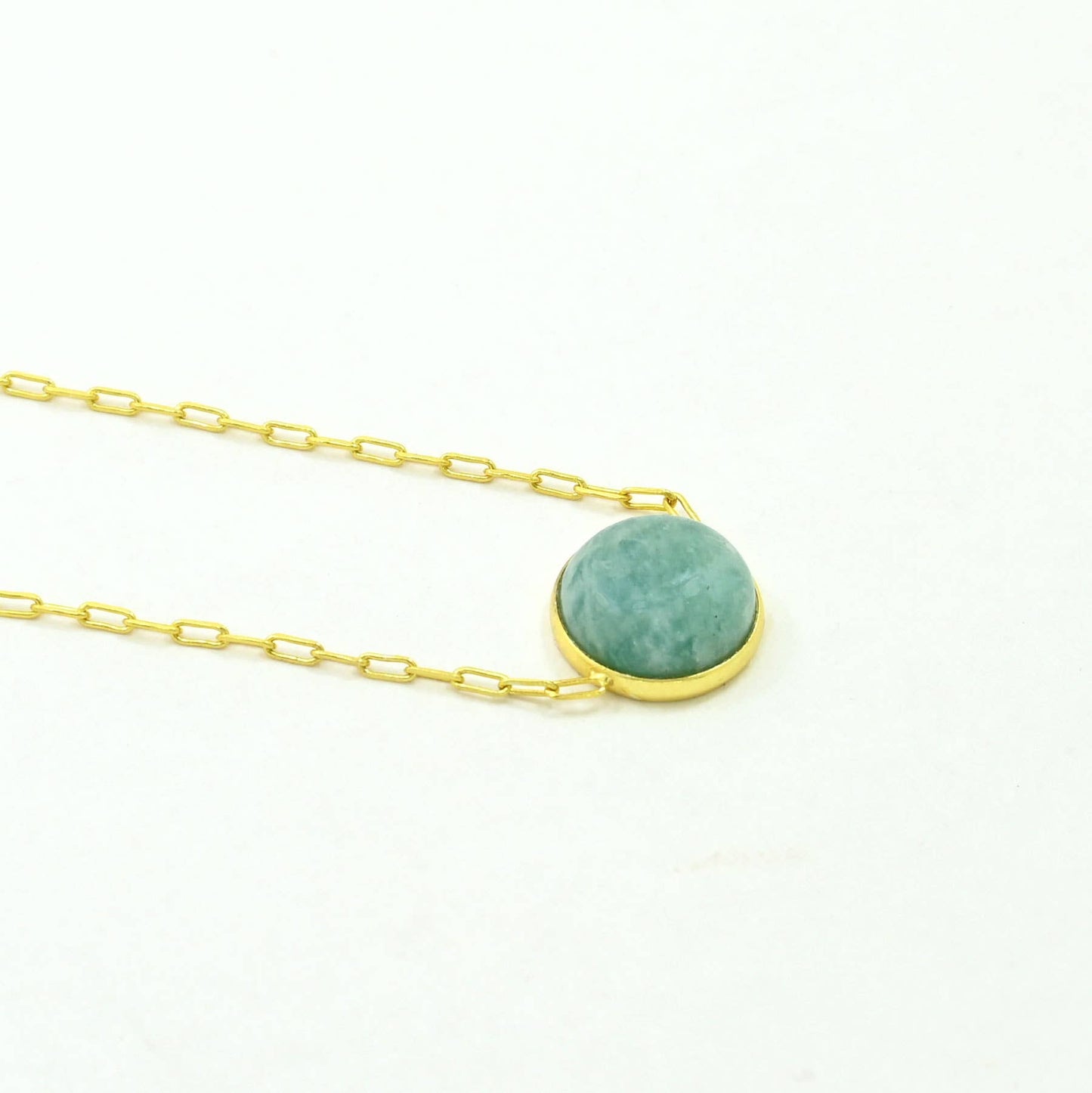Round Amazonite Necklace
