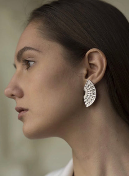Pantheon Earrings Silver