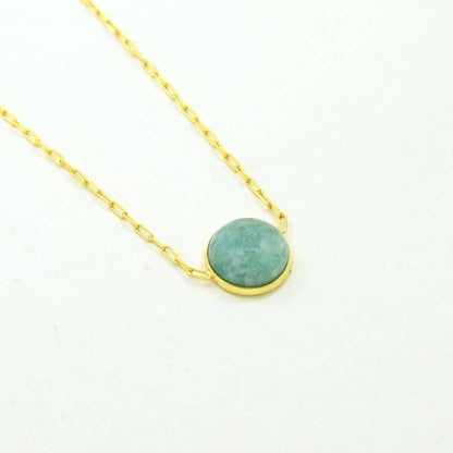 Round Amazonite Necklace