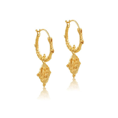 Gentle Devotion Hoop Earring