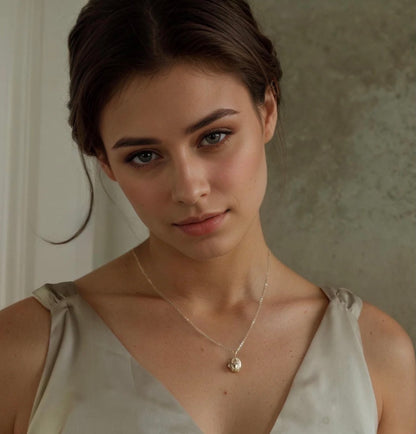 French Oval Vermeil Locket