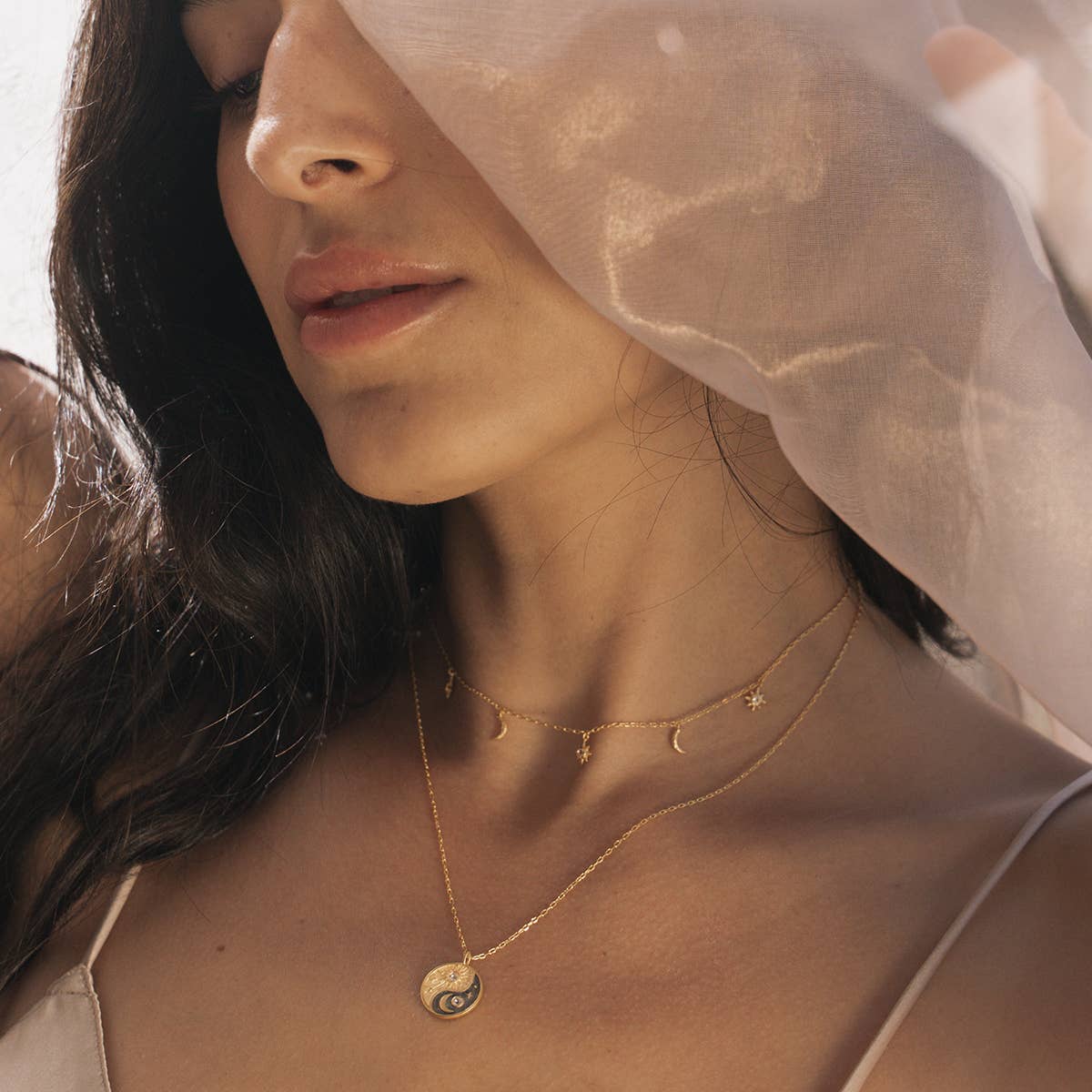 Enchanted Journey Celestial Choker Necklace 14"