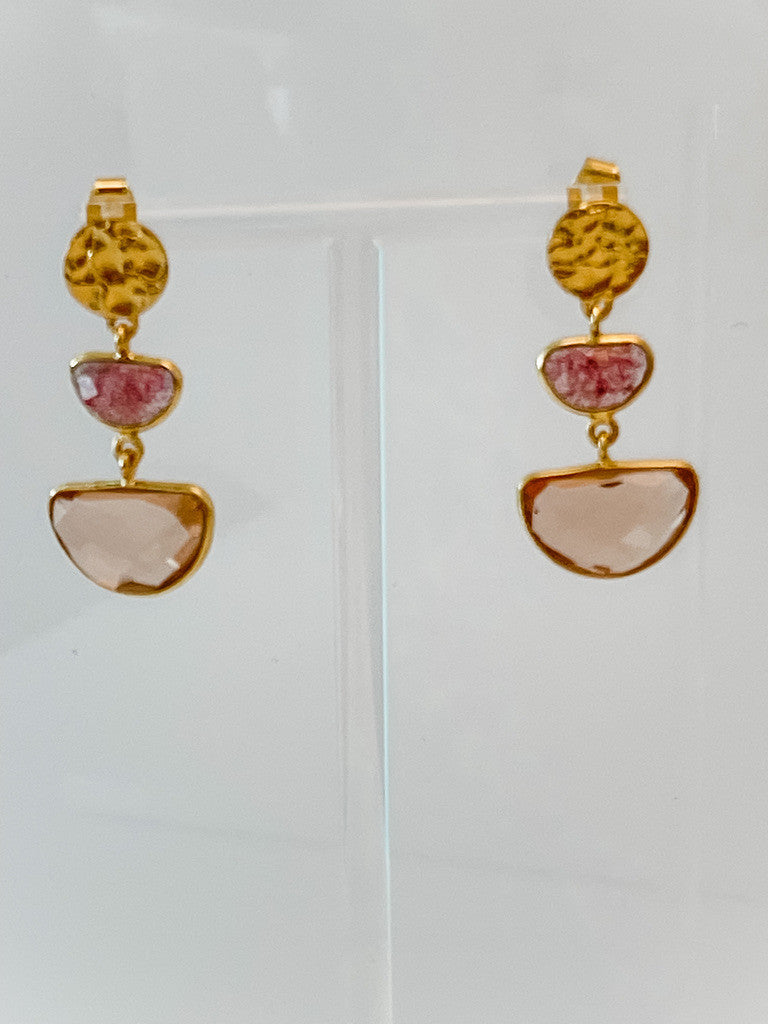 COIN SEMICIRCLE EARRINGS