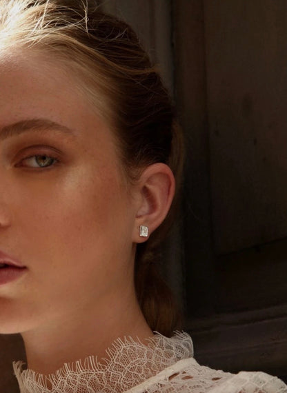 Little Pantheon Earrings Silver