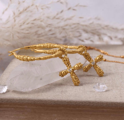 Universal Balance Hoop Earring