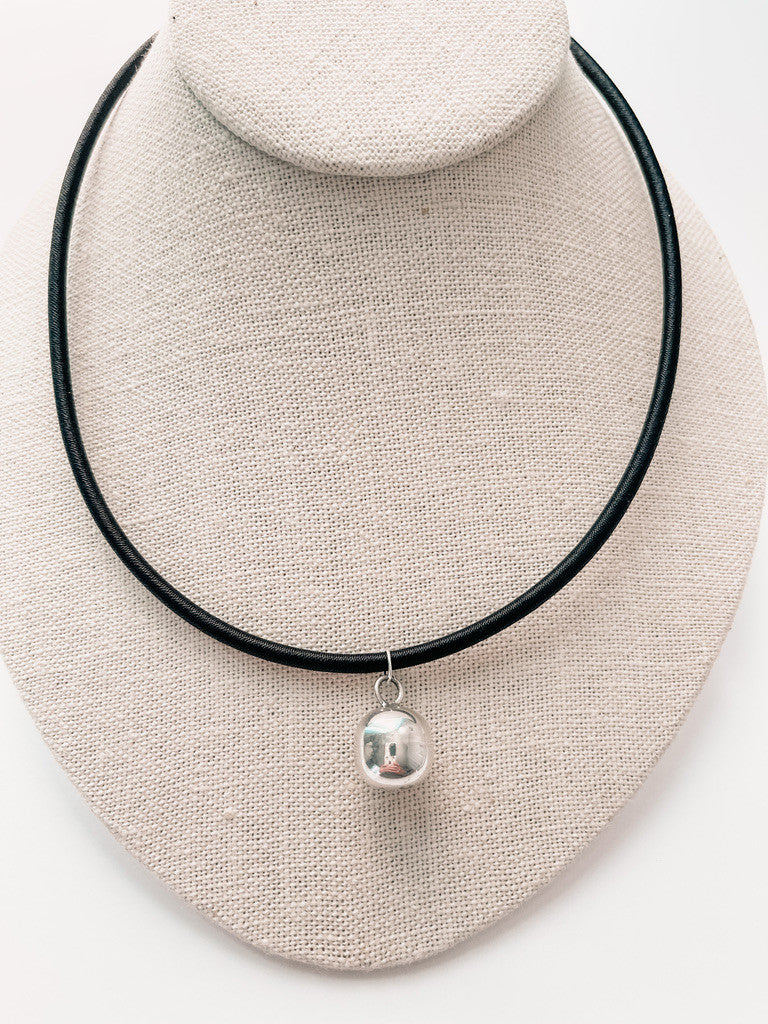 STERLING SILVER BALL PENDANT - SMOOTH