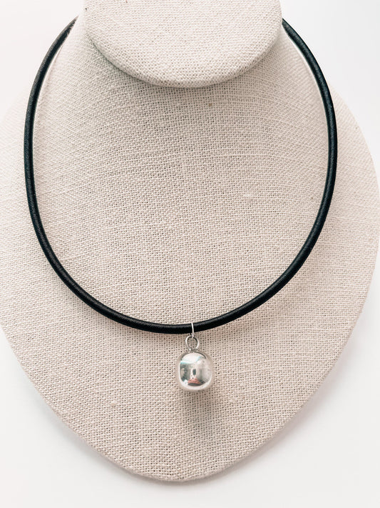 STERLING SILVER BALL PENDANT - SMOOTH