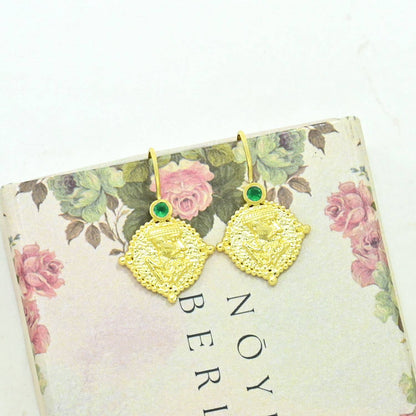 Lyla Earring - Green Onyx