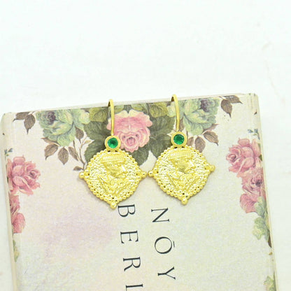 Lyla Earring - Green Onyx