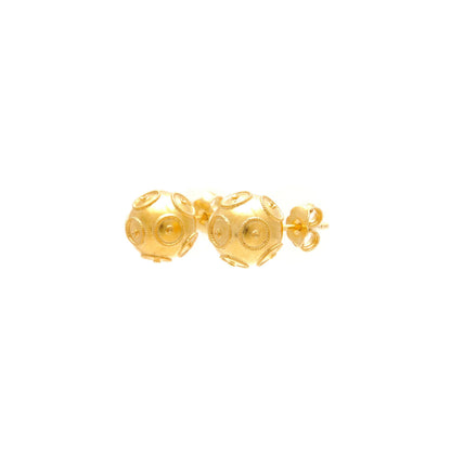 Earrings Viana’s Conta XS in Gold Plated Silver