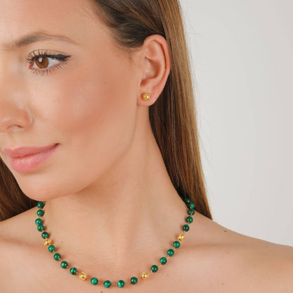 Earrings Viana’s Conta XS in Gold Plated Silver