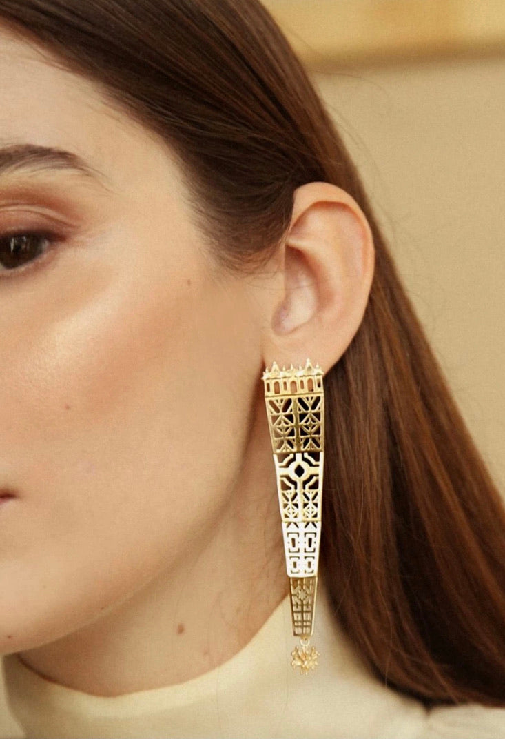 Galleria Borghese Long Earrings
