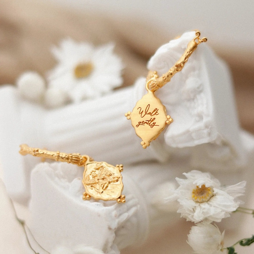 Gentle Devotion Hoop Earring