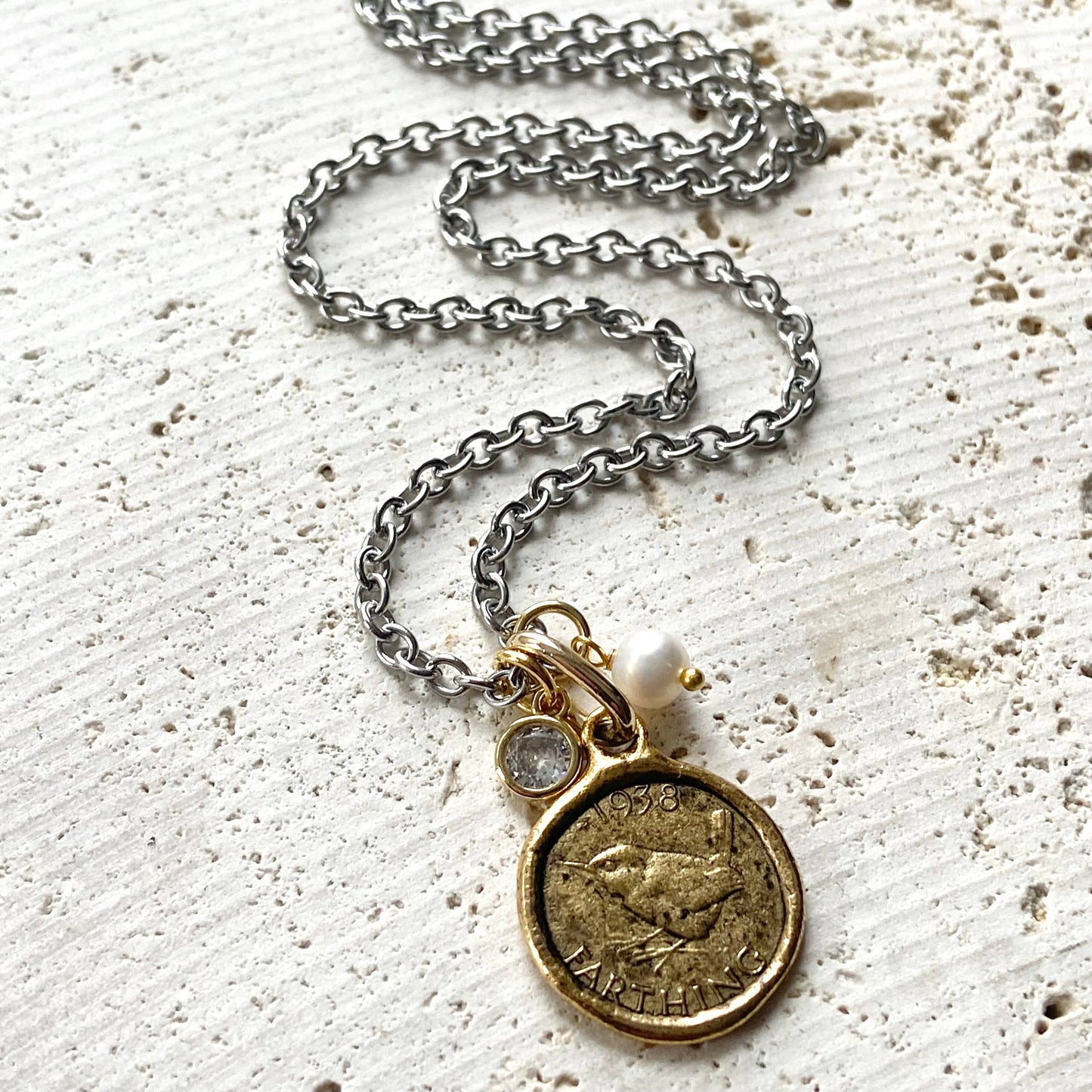 Farthing Coin Necklace