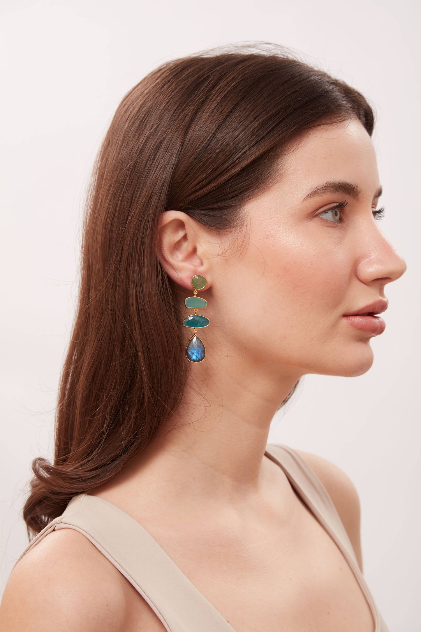 Geometric Long Earring