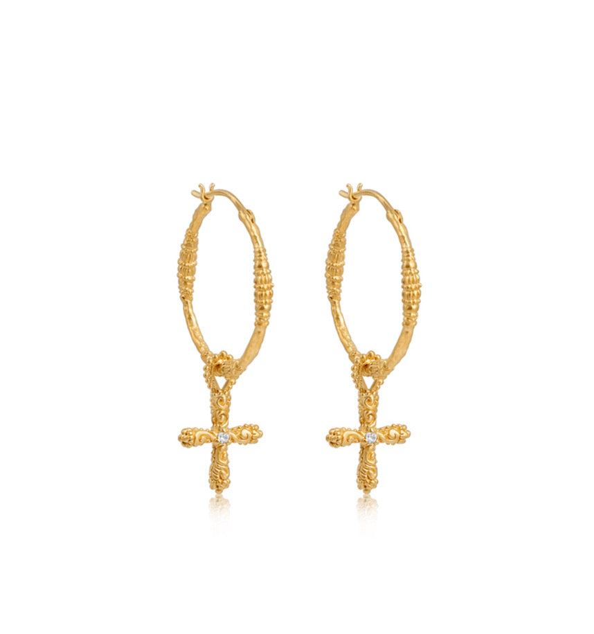 Universal Balance Hoop Earring
